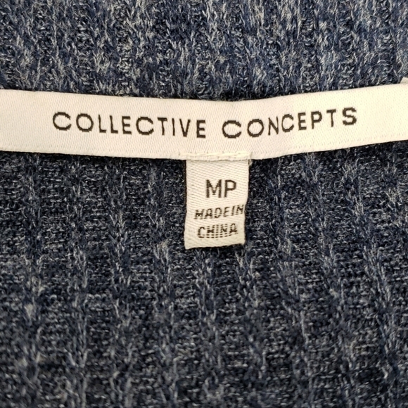 Collective Concepts MP Blue Tunic Sweater VGUC - Picture 8 of 12